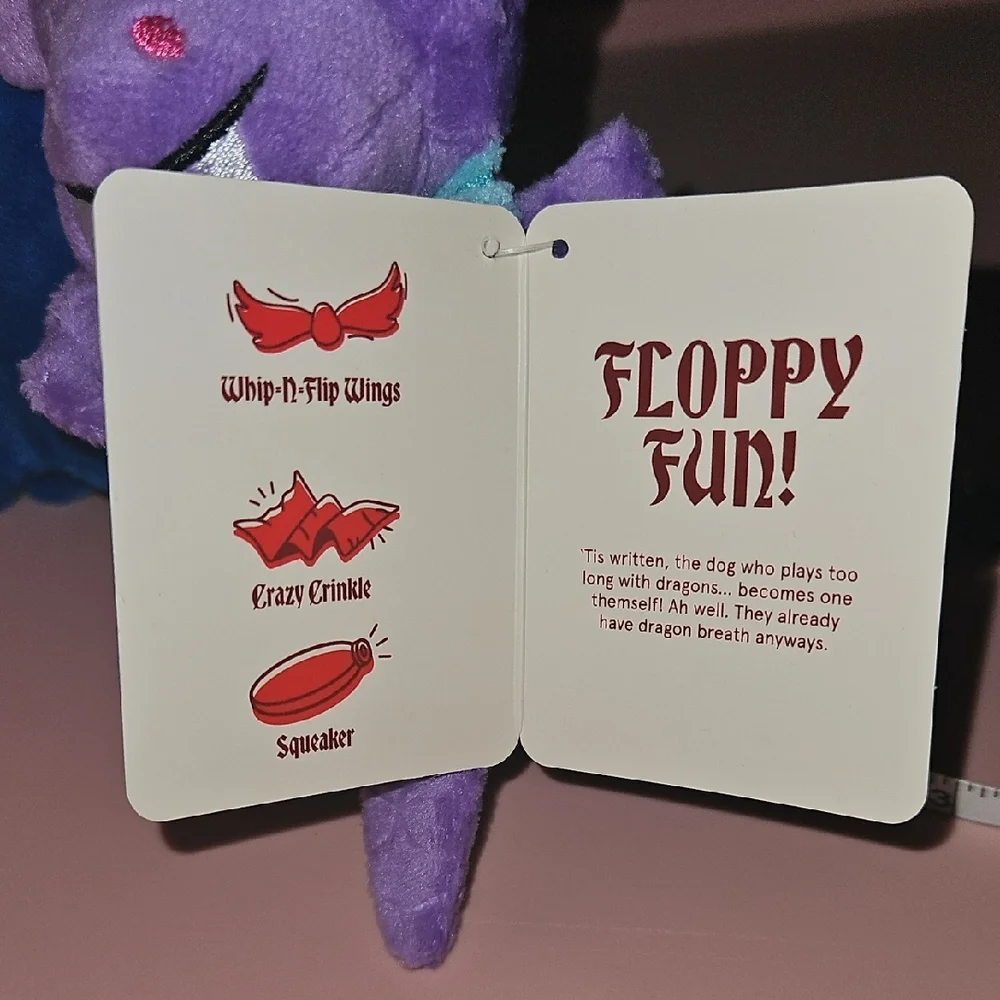Purple Dragon Plush Toy